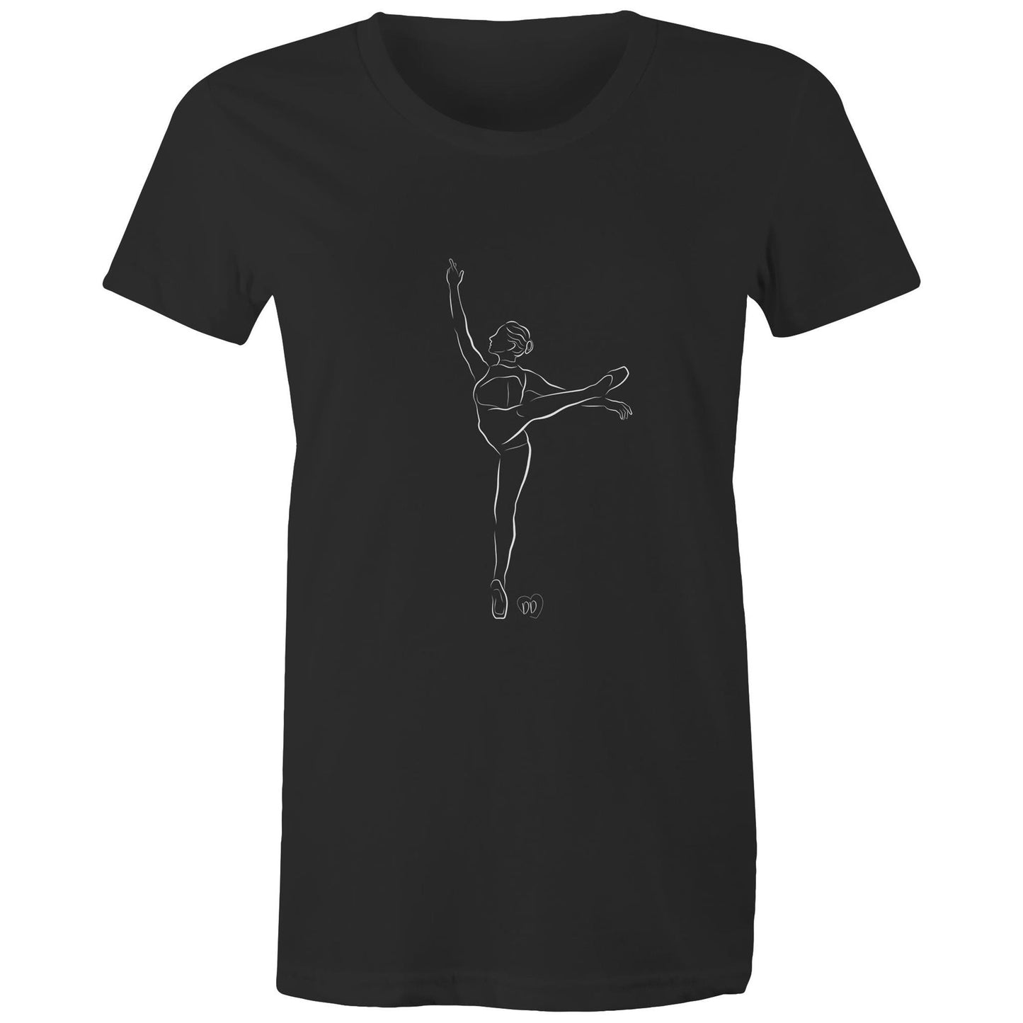 Dance Designs Women's Organic Tee - Black